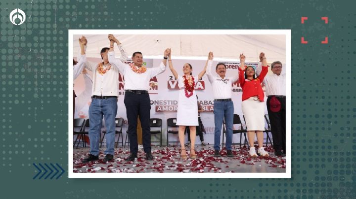 Arropado por Sheinbaum, Alejandro Armenta arranca campaña por Puebla