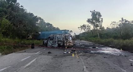 Fiscalía confirma 9 personas muertas tras accidente en carretera de Quintana Roo