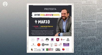 Alistan protesta en Paseo de la Reforma a favor de Manuel, homosexual detenido en Qatar