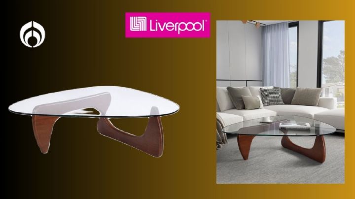 Liverpool bajó el precio de esta elegante mesa de centro, ideal para realzar tu sala