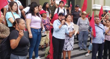 Movimiento Antorchista realiza plantón indefinido en 'Parque 21 de Mayo' en Córdoba