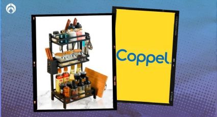 Coppel: organizador para la despensa de la cocina con tres niveles ¡vale menos de 500 pesos!