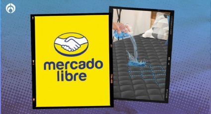 Mercado Libre remata cubre colchón impermeable con 3 capas de algodón que lo hace suave y cómodo