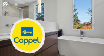 Coppel tiene un mueble para baño (con lavabo y llave) a un precio muy bajo