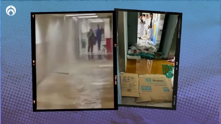 ¿Salud como en Dinamarca? Megafuga en hospital de Tamaulipas deja inundación y daños