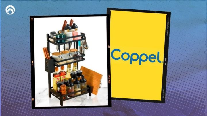 Coppel: organizador para la despensa de la cocina con tres niveles ¡vale menos de 500 pesos!