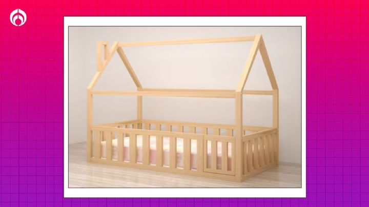 Liverpool remata cama con puerta Montessori en madera fina con un diseño único