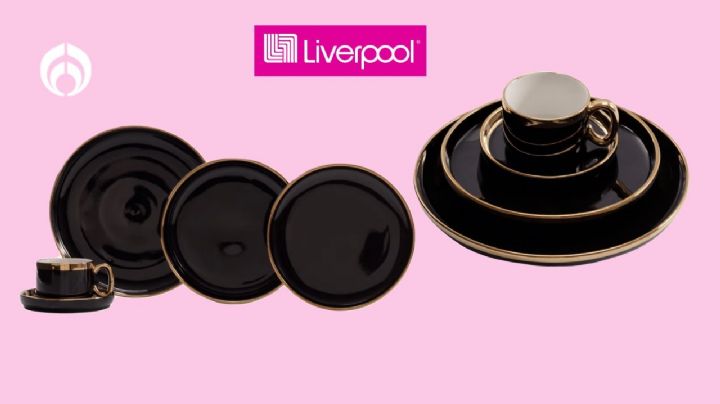 Liverpool aplicó descuento a esta elegante vajilla de porcelana de 20 piezas