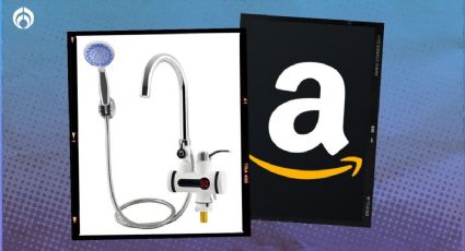 Amazon vende regalado calentador de agua sin tanque con grifo y cabezal de ducha instantáneo