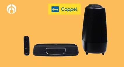 Coppel pone en oferta esta potente barra de sonido con subwoofer incluido