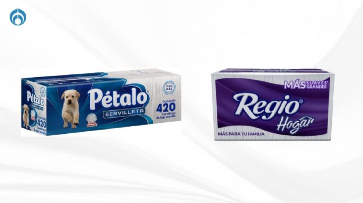 Pétalo vs. Regio: estas servilletas son más blancas y resistentes, según Profeco