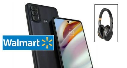 Walmart vende un celular Motorola baratísimo y gratis unos audífonos