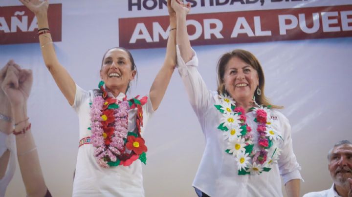 Margarita González arranca campaña con el apoyo de Claudia Sheinbaum