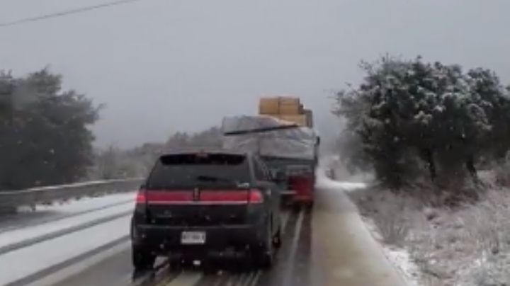 Doble frente frío: alertan a usuarios de carreteras por lluvias y nevadas en Sonora