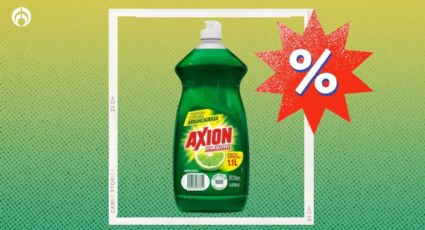 Axion Limón: Bodega Aurrera tiene precio de ganga en el lavatrastes de 1.1L que rinde 160 platos