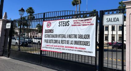 Sindicato de la universidad de Sonora bloquea accesos a campus por falta de acuerdos