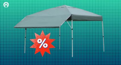 Carpa-toldo CONGO de 3x3m con descuentazo en Coppel; es de fácil armado ¡No te la pierdas!