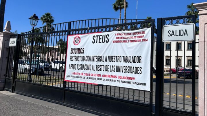 Sindicato de la universidad de Sonora bloquea accesos a campus por falta de acuerdos