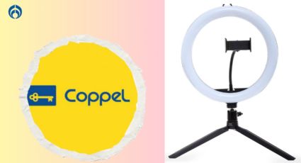 Coppel pone en oferta aro de luz con tripié, ideal para que saques el influencer que llevas dentro