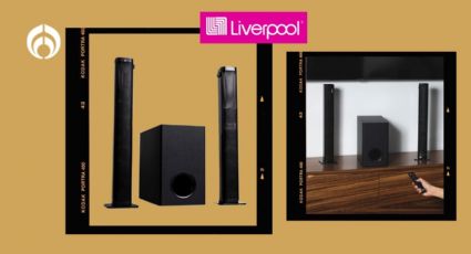 Liverpool tiene baratísima esta barra de sonido de alta potencia con subwoofer incluido