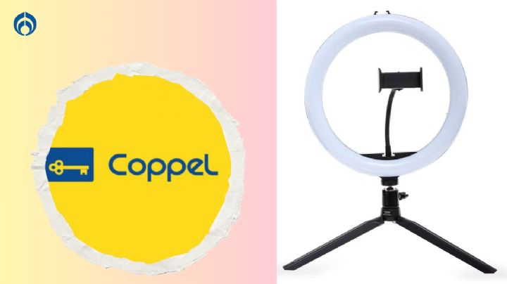 Coppel pone en oferta aro de luz con tripié, ideal para que saques el influencer que llevas dentro