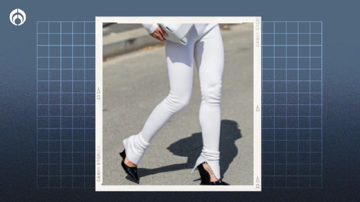 Esta es la forma correcta de vestir leggings blancos para verte elegante