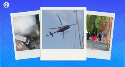 (VIDEOS) Caída de helicóptero: así luce la 'zona cero' del desplome que dejó 3 muertos