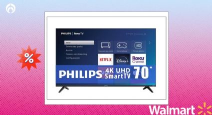 Ventajas de la pantalla Philips 4K de 70 pulgadas a precio de remate en Walmart