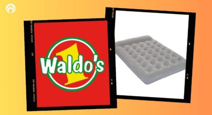 Waldo's remata el precio de este cómodo colchón inflable que incluye una almohada