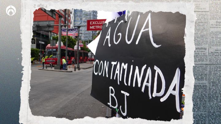 Agua contaminada: Vecinos de BJ levantan plantón en Insurgentes y van por demanda colectiva
