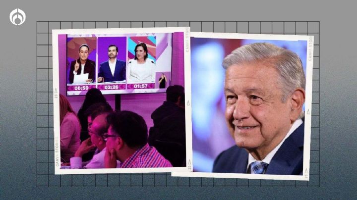 AMLO acusa 'mano negra' del INE en debates... y recuerda a Julia Orayen