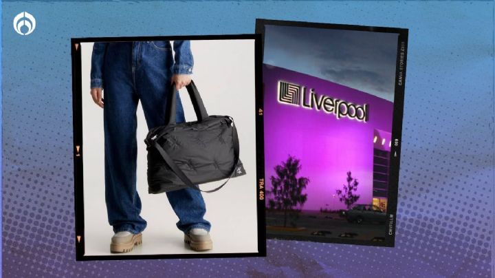 Liverpool rebaja casi 1,000 pesos bolsa tote Calvin Klein con correa larga digna del lujo silencioso