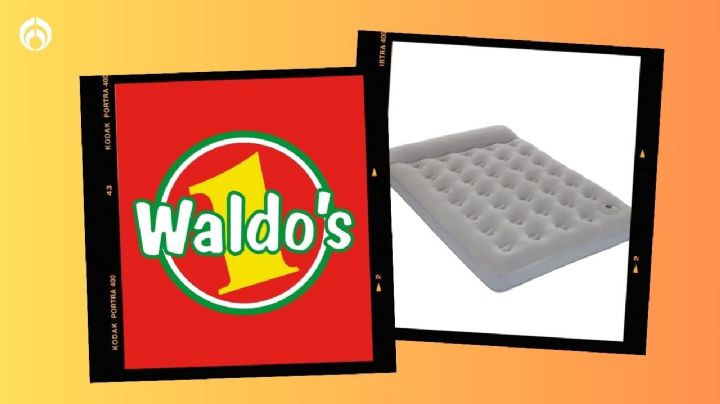 Waldo's remata el precio de este cómodo colchón inflable que incluye una almohada