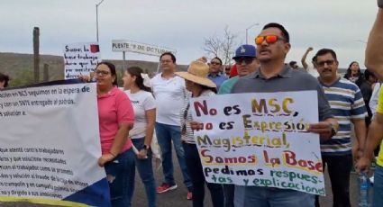 Trabajadores de la educación se manifiestan con paros laborales en BCS; exigen aumento salarial