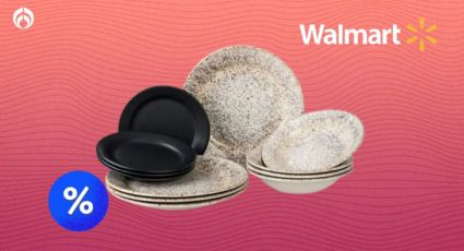 Walmart se luce en el descuento de la vajilla de cerámica Santa Anita con acabados aesthetic