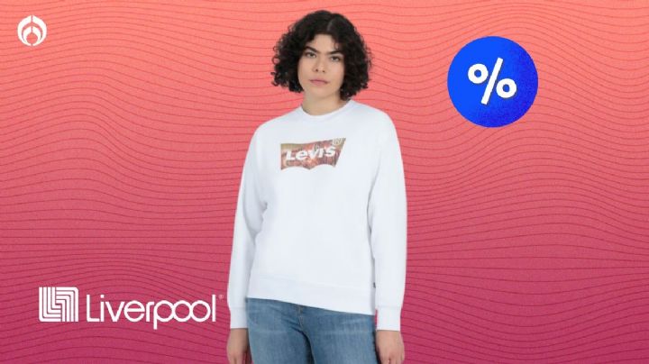 LEVIS: sudadera en menos de 600 pesos previo a la Venta Nocturna de Liverpool para el 10 de Mayo