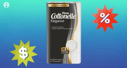 Walmart remata el paquete de 30 rollos del papel de baño Cottonelle Elegance con extracto de seda