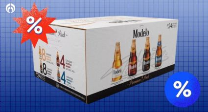 Sam's Club remata el cartón de 24 cervezas Modelo que incluye especial, negra, ámbar y de trigo