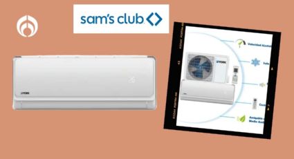 Sam’s Club liquida este aire acondicionado con temporizador de 24 horas