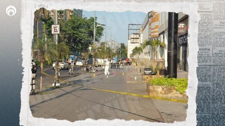 Violencia en Acapulco: balacera deja 2 heridos en la costera Miguel Alemán frente a plaza