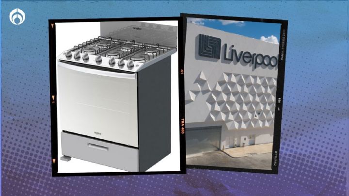 Liverpool: la estufa Whirlpool de seis quemadores más barata que puedes comprar