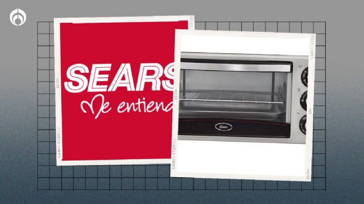 Sears rebaja más de mil pesos este horno tostador de 15 litros que es excelente, según Profeco