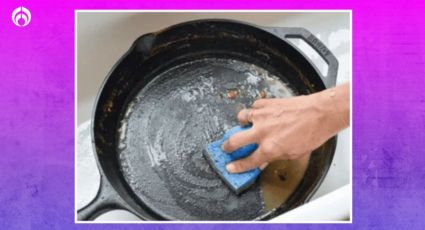 El trucazo con un ingrediente de cocina para arrancar la comida pegada de los sartenes sin tallar