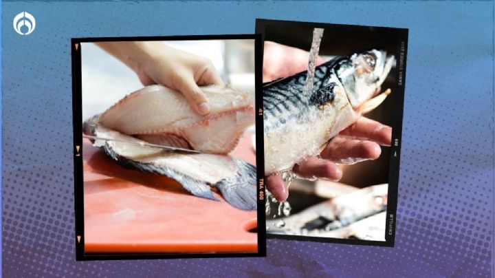 Así debes lavar el pescado para quitarle las espinas y no tenga bacterias