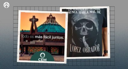 Iglesia se mete al debate: condena meme de playera de AMLO con la 'Santa Muerte'