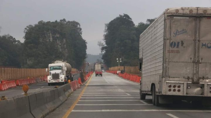 Trabajos en Puente Metlac serán más tardados; transportistas reclaman a CAPUFE