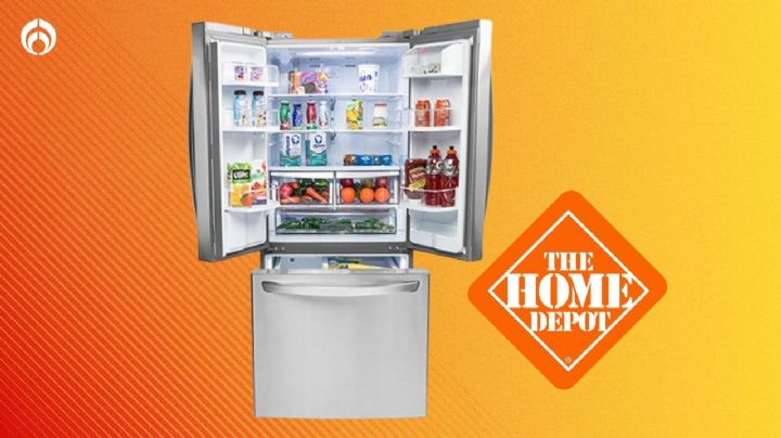 Home Depot rebaja el refrigerador LG Lineal Inverter que ahorra 32% de energía y hace hielos