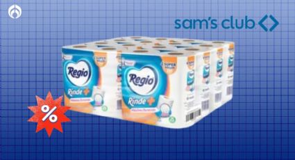 Sam’s Club vende baratísimo el paquetote de papel de baño REGIO, ¡32 rollos de 300 hojas dobles!