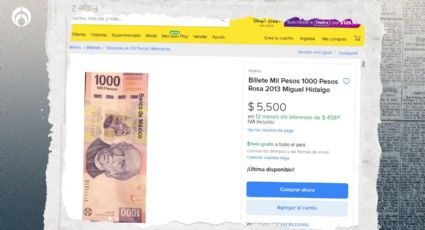 Billete de mil pesos se vende por 'una fortuna' en Mercado Libre ¿lo tienes?