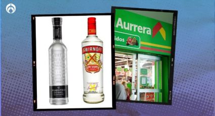 Aurrera remata paquete de tequila Mestro Dobel Diamante más vodka Smirnoff